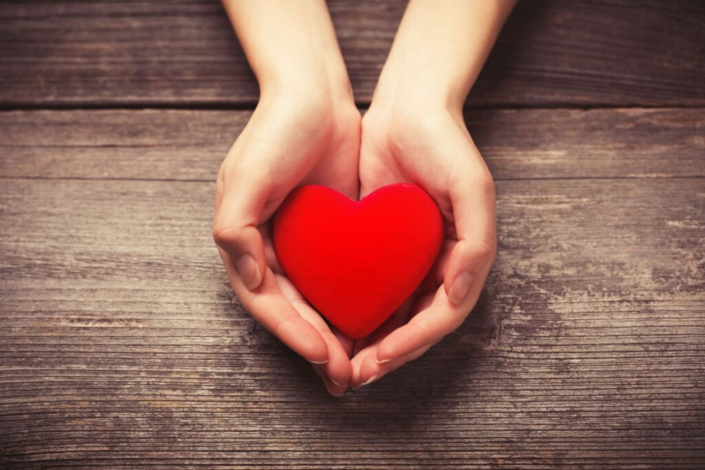 Hand Holding Heart